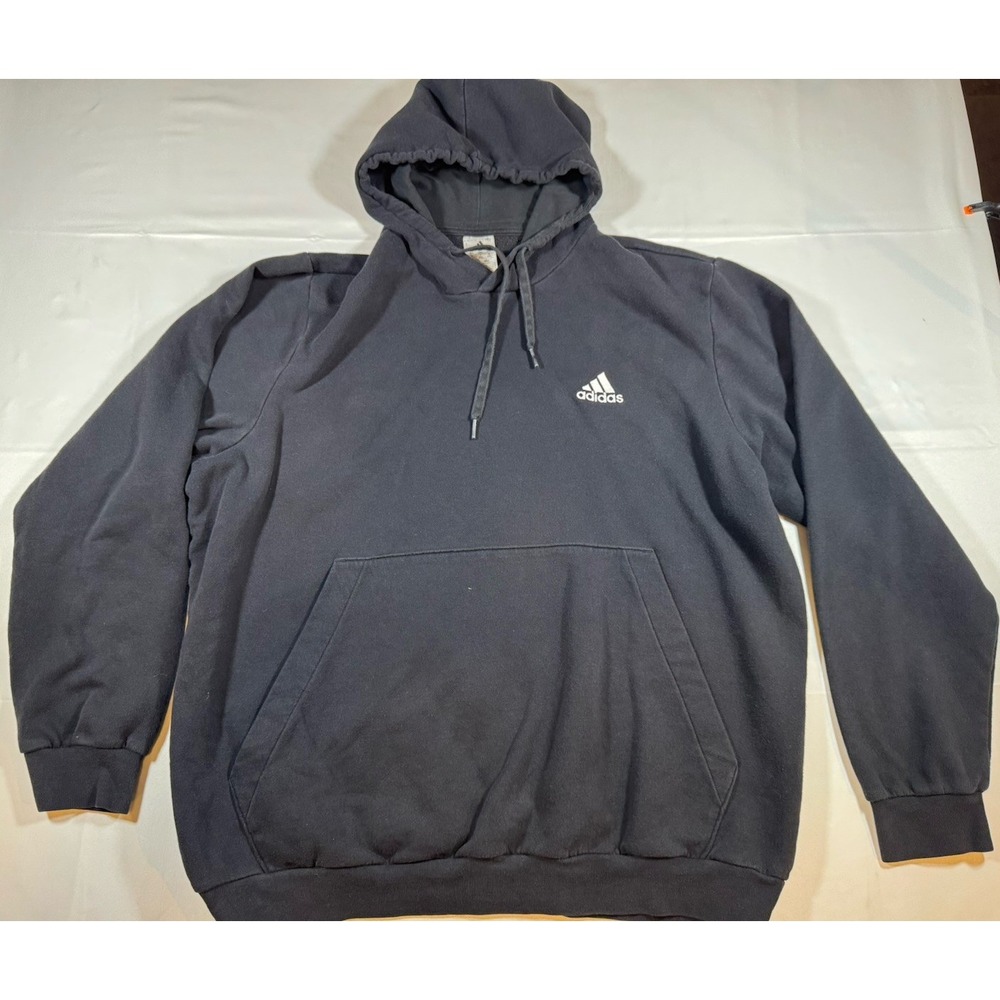 Adidas Mens Hoodie Black Size Large